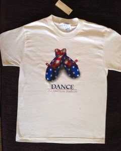 Dance An American Tradition Ballet Pointe Shoes Shirt M NWT - Picture 1 of 2