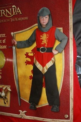 Disney Narnia Halloween Disfraz Sir Peter Caballero de Wolfsbane Niños Talla 4-6 NUEVO Foto 1 de 4