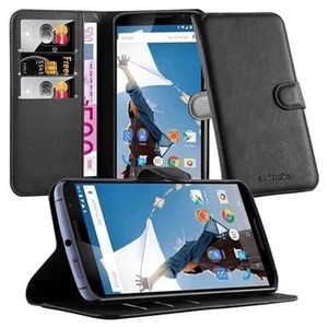 Case for Lenovo Google NEXUS 6 / 6X Protection Book Wallet Phone Cover Magnetic - Picture 1 of 9