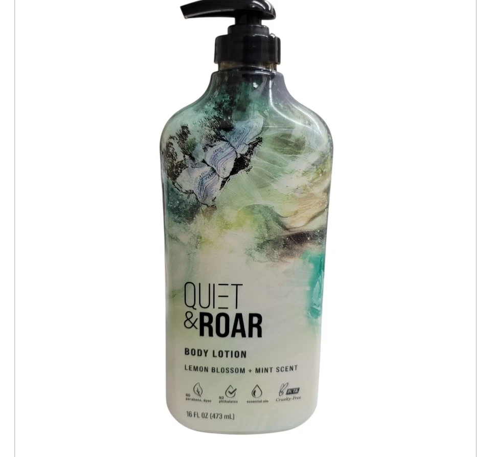 Quiet & Roar Body Lotion Lemon BLOSSOM & MINT 16oz skin/sense Remedy Ltd Edition - Image 1 of 1