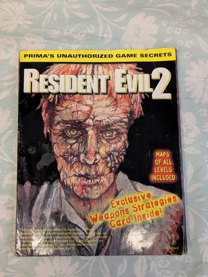 Resident Evil 2 Strategy Guide for Video Game PS PlayStation 1 One PS1 - Image 1 of 4