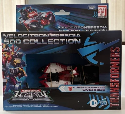 *NEW* CYBERTRON UNIVERSE OVERRIDE Hasbro Transformers Velocitron Speedia 500 Col - Imagem 1 de 3