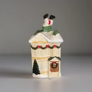 Santa stuck in the chimney Christmas cookie jar by HOMCO - Picture 1 of 6