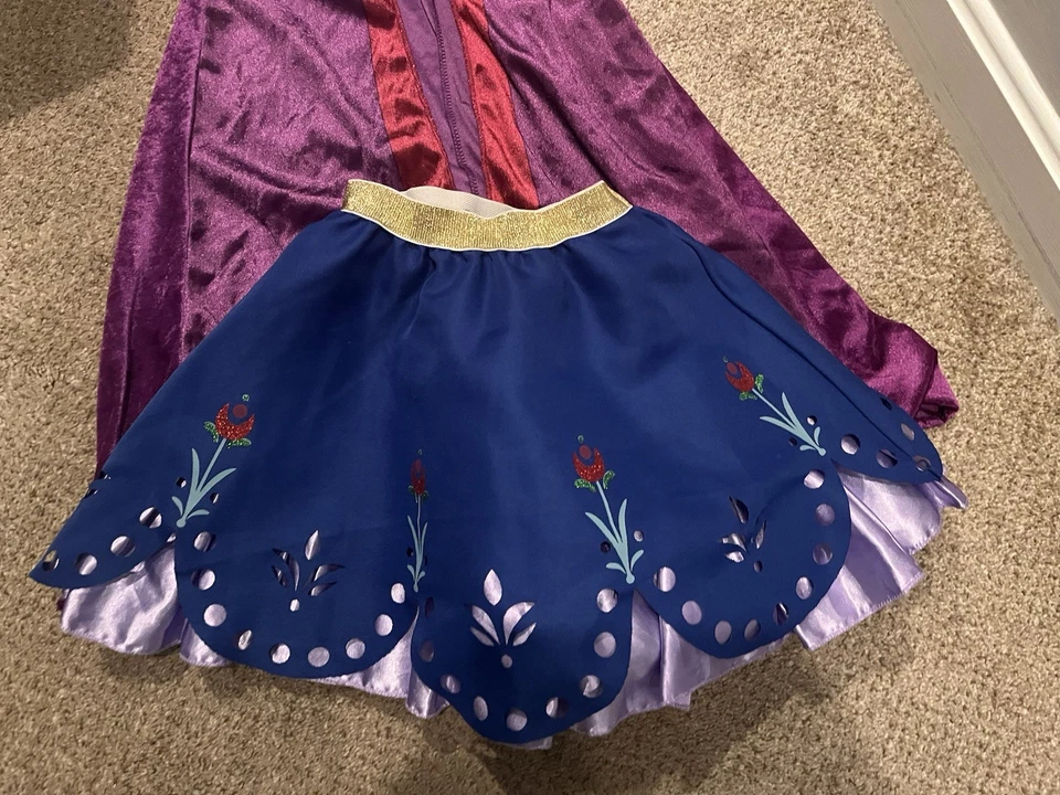 Anna Frozen 服装裙和开普儿童小号 — 第 1/3 张图片
