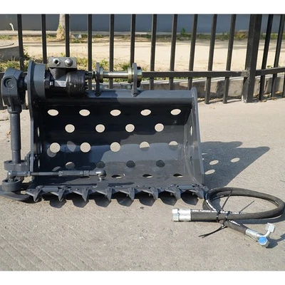 Excavator Hydraulic Hedge Mowing Bucket Attachment for Diggers Free Shipping USA - Image 1 of 4