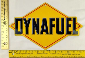 Sunoco Dynafuel Porcelain Pump Plate 12 1/4 X 8" - Picture 1 of 4