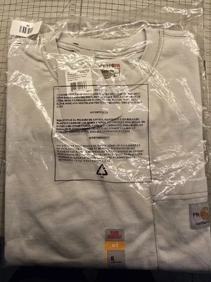 Camiseta Carhartt Masculina FR XL Manga Curta Regular Força de Resistência a Chamas TK2903-M - Imagem 1 de 3