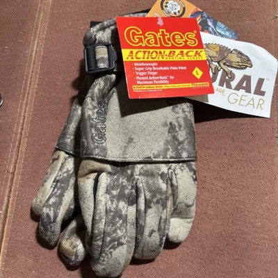 Gates Camo Gloves Natural Gear Size Large
