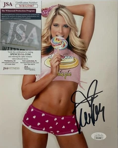Barbara Jean Blank Coba ‘Barbie Blank’ Signed Autographed 8x10 WWE Photo JSA COA - Picture 1 of 6
