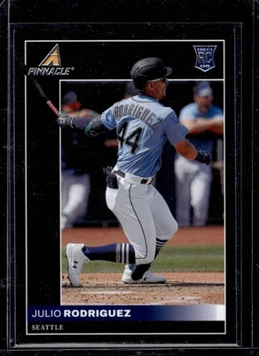 2022 Panini Chronicles Julio Rodriguez #12 Pinnacle NM - Image 1 of 2