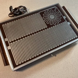 Vintage SALTON Hot Tray Electric Food Warmer Hot Plate Glass Top Model #H-928 - Picture 1 of 8