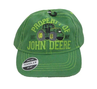 NWT John Deere Est 1937 Property Of Toddler Baseball Hat 2T-4T Green - Image 1 of 3