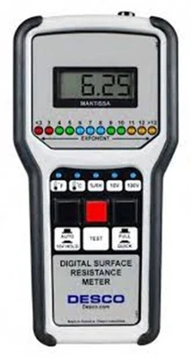 Medidor digital de resistencia de superficie Desco 19787 ESD [USADO] Foto 1 de 4