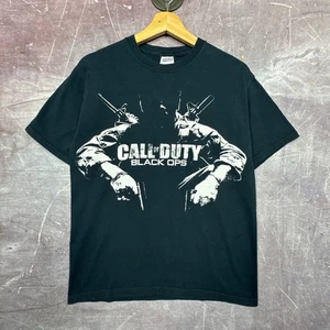 Camisa De Colección Call Of Duty Para Hombres Negra Pequeña Black Ops Promo Gráfico Camiseta 00s 3422 - Imagen 1 de 4