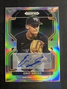 Eric Adler 2022 Panini Prizm Draft Picks Silver #PDP191 Wake Forest - Bild 1 von 3