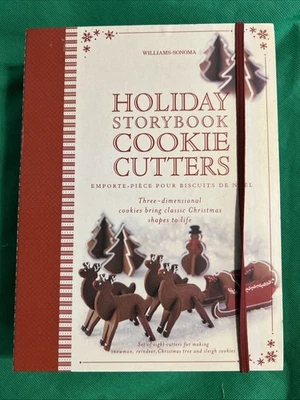 WILLIAMS SONOMA 2006 Holiday 8-Storybook Cortadores de galletas 3-D Galletas de Navidad Foto 1 de 4