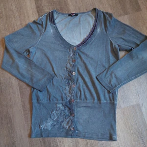 Shirtjacke Jacke mit Applikation von YEST Gr. M - Bild 1 von 5