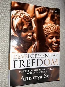 Development As Freedom Paperback Book UK Edition Nobel Prize Winner Amartya Sen - Picture 1 of 1