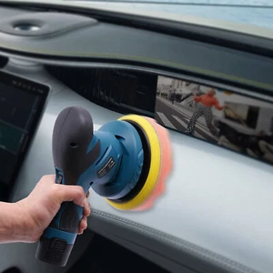 5000rpm Car Polisher Waxer Buffer Sander Cordless Polishing Machine 6" Kit - Picture 1 of 15