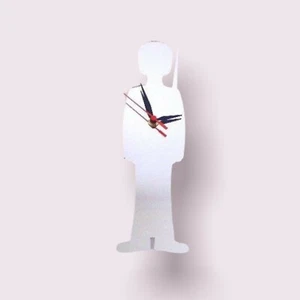 Guard Shaped Clocks - Many Colour Mirrors & Solid Colours - Picture 1 of 6