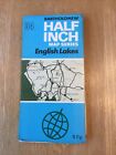 1973 Bartholomew Half Inch Map 34 English Lakes (incl Windermere & Kendal )