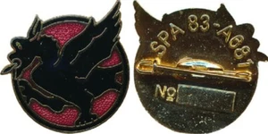 1° Escadrille SPA 83 du 01 - 013, ARTOIS,29 mm,émail (repro Cuich) A 681 (1293) - Imagen 1 de 1
