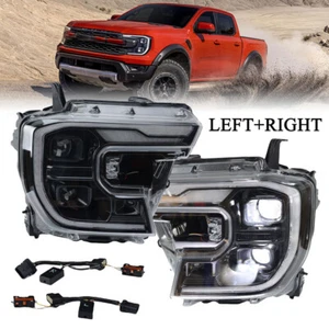 Left+Right LED Headlight DRL Headlamp Assembly For Ford Ranger T9 2022 2023 2024 - Foto 1 di 19