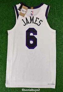 Nike JAMES NBA LA Lakers City Edition Auténtica Camiseta Swingman, Blanca, 40(S) - Imagen 1 de 12