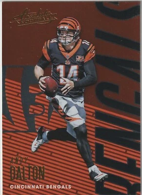 2018 Panini Absolute - ANDY DALTON - #19 - Cincinnati Bengals (A) - Image 1 of 2