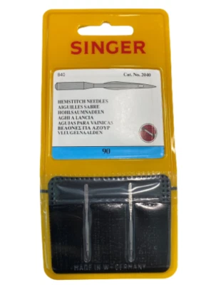 Singer Hemstitch / Wing Sewing Machine Needles x 2, Size 90/14 - BUY 2, 3rd FREE - Image 1 of 2
