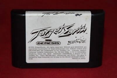 Target Earth (Sega Genesis, 1990) Authentic Game Cartridge. - Image 1 of 3
