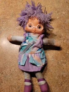 Vintage Rainbow Brite Shy Violet 10” Color Kids Doll 1983 Hallmark Plush Purple - Picture 1 of 8