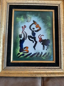 MCM Max Karp Original, Picasso's "Goat Dance" Enamel on Copper, numbered - Picture 1 of 12