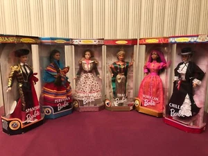 Barbie, Dolls of the World Collection, 6 Barbies, NRFB, '97 -'99 - Bild 1 von 19