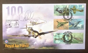 GB Buckingham 2018 Royal Air Force Ersttagsbrief SIGNIERT von Pilot Don Sigourney - Bild 1 von 2