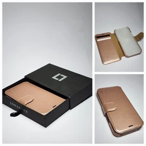 iPhone 12 Mini Wallet Case Pink Rose Gold Card Holder Lupa Legacy 5.4" Display - Picture 1 of 7