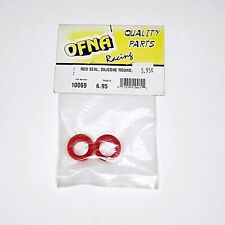 OFNA (OFN10069) Red Exhaust Seal, Silicone Round, 2 Pcs. [Fits .12, .15, .21]