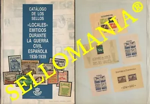 CATALOGO SELLOS LOCALES GUERRA CIVIL ESPAÑOLA 1936 1939 SOFIMA FESOFI CORREOS - Imagen 1 de 3