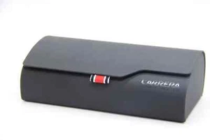 NEW CARRERA AUTHENTIC EYEGLASSES GLASSES OPTICAL LARGE BLACK RED HARD CASE CLOTH - Picture 1 of 1