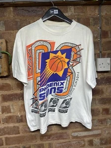 Vintage 90s NBA Phoenix Suns Shirt Large NBA Aop Magic Johnson Basketball - Picture 1 of 10