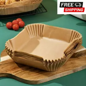 50pcs 6,2in Round Air Fryer Parchment Paper, Oil-absorbing And Non-stick NEW - Picture 1 of 6