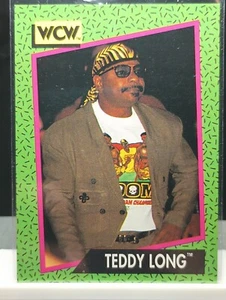 Vintage 1991 Impel WCW WORLD CHAMPIONSHIP WRESTLING Teddy Long Manager Rookie - Picture 1 of 2