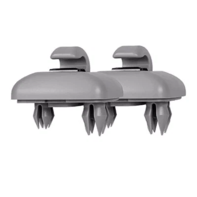 2x Sonnenblende Haken Halter Grau für Audi A1 A3 A4 A5 Q3 Q5 RS4 TT 8W0857562A - Bild 1 von 4
