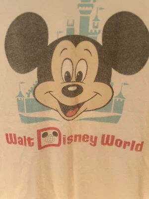 Vintage1970’s  Disney World  T Shirt Adult   Size Small.  Excellent Condition! - Image 1 of 4