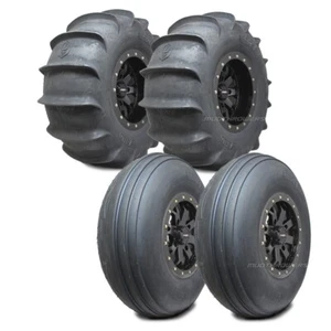 32" Pro Armor Sand Tires 15" System3 SB4 Wheels Black Polaris RZR Pro XP - Picture 1 of 8