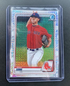 2020 Bowman Chrome Mega Box Prospects Refractors #BCP161 Noah Song - Picture 1 of 2