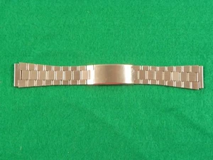 1960s Vtg Hong Kong NOS Stainless Steel 19 mm Flexible Watch Band Bracelet  - Picture 1 of 9