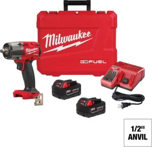 Milwaukee 2962-22R M18 FUEL 18V 1/2Inch Impact Wrench With Friction Ring Kit - Picture 1 of 1