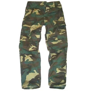ARMY SOLDIER COMBAT PANTS boys 5-6 khaki green camouflage cargo trousers DPM - Picture 1 of 1