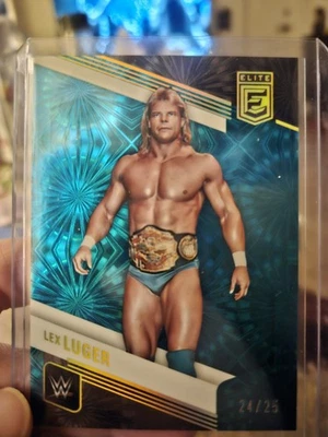 2023 Panini Donruss Elite WWE - Legends Lex Luger #139 Teal #24/25 - Image 1 of 2